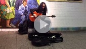 A guitarist at Penn Station (March 2013)